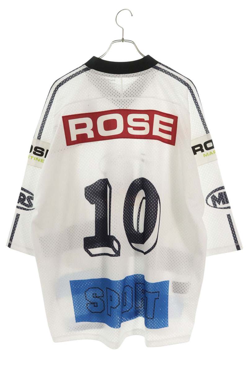 MARTIN ROSE 26SS Oversized Hockey Top White Size M
