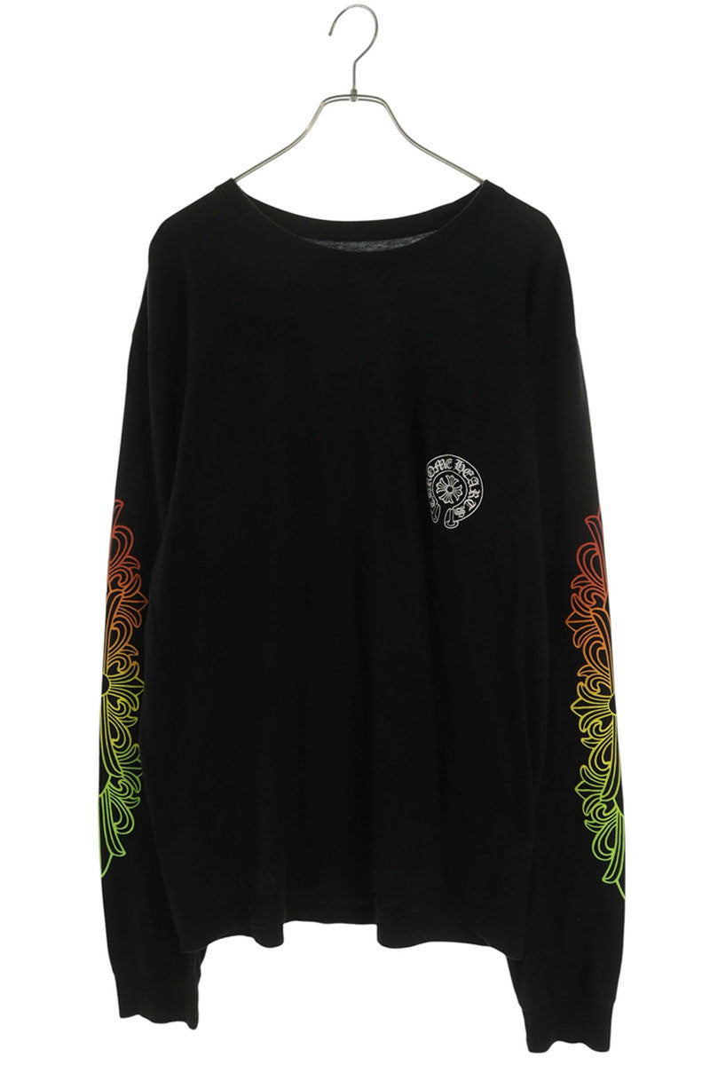 Chrome Hearts Sleeve Floral Gradient Circle Print Long Sleeve Size XL