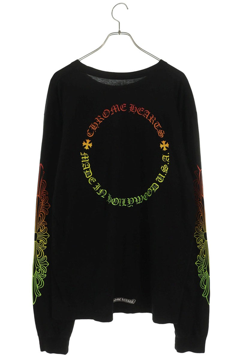 Chrome Hearts Sleeve Floral Gradient Circle Print Long Sleeve Size XL