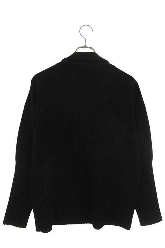 HOMME PLISSE ISSEY MIYAKE Pleated Long Sleeve Top Black Size M