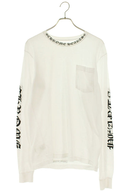 Chrome Hearts Neck Logo Print Long Sleeve Tee Multi Size M