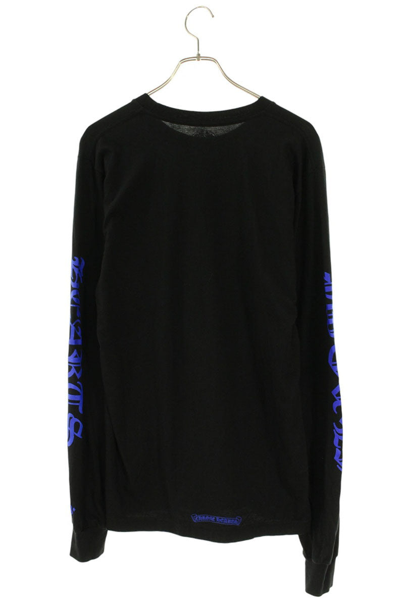 Chrome Hearts Neck Logo Print Long Sleeve Tee Size M