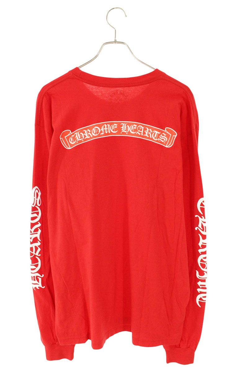 Chrome Hearts Sleeve Logo Scroll Label Back Print Size XXL