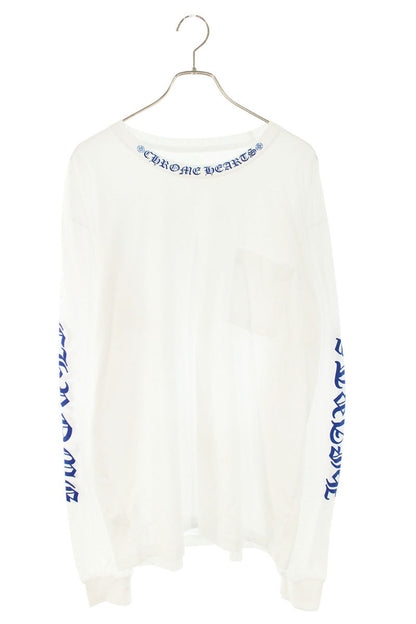 Chrome Hearts Neck Logo Print Long Sleeve Tee Size XL