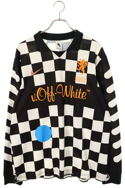 OFF-WHITE Football Away Jersey Black White Poly Size M