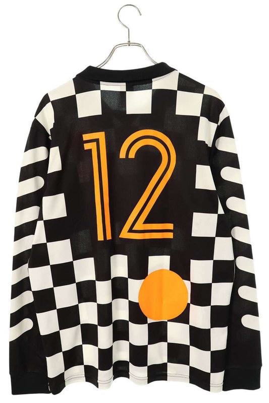 OFF-WHITE Football Away Jersey Black White Poly Size M