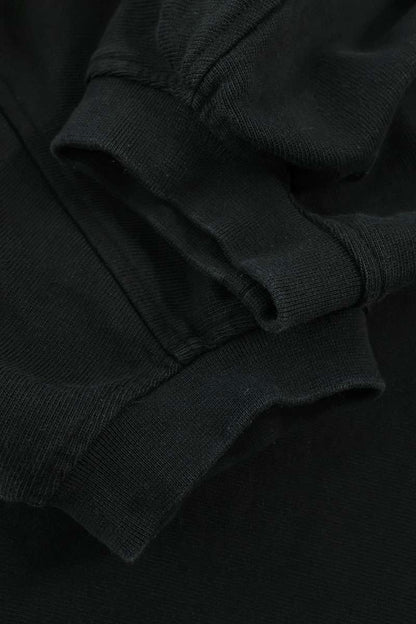 ALEXANDER WANG Heavy Oversized Long Sleeve Black Cotton Size XL