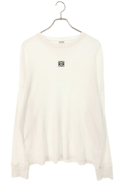 LOEWE Anagram Embroidered Thermal Long Sleeve White Size M