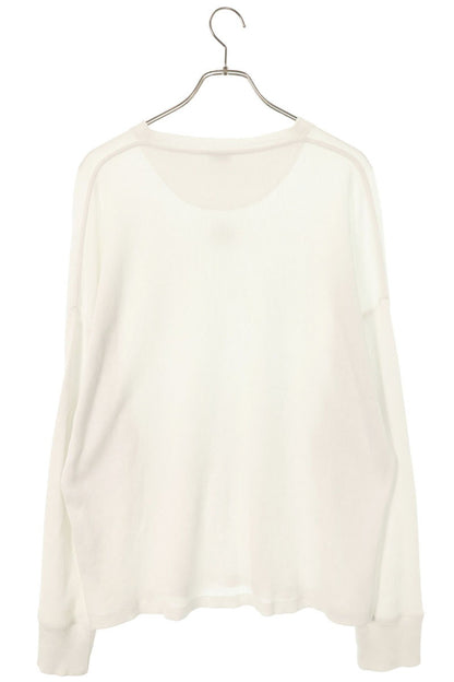LOEWE Anagram Embroidered Thermal Long Sleeve White Size M