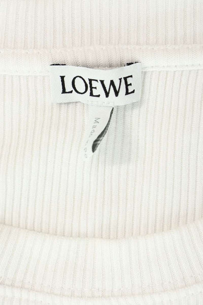 LOEWE Anagram Embroidered Thermal Long Sleeve White Size M