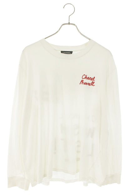 CHANEL x Pharrell Sequin Back Print Long Sleeve Top Size XL