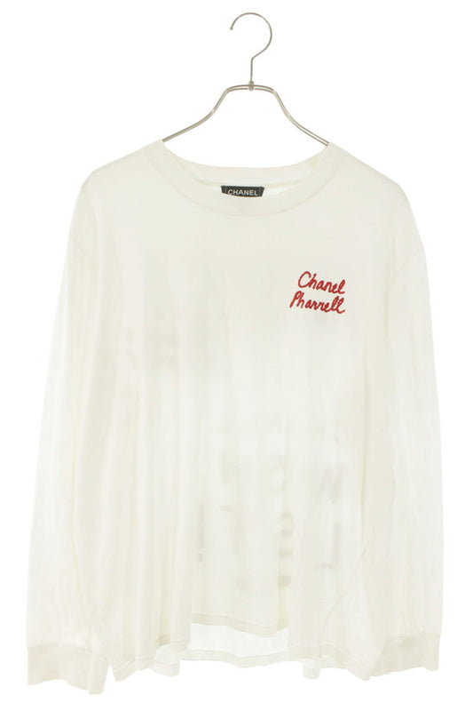 CHANEL x Pharrell Sequin Back Print Long Sleeve Top Size XL