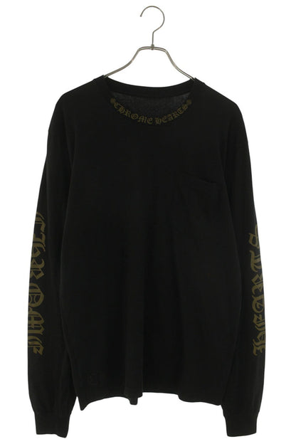Chrome Hearts Neck Arm Logo Print Long Sleeve Tee Multi Size L