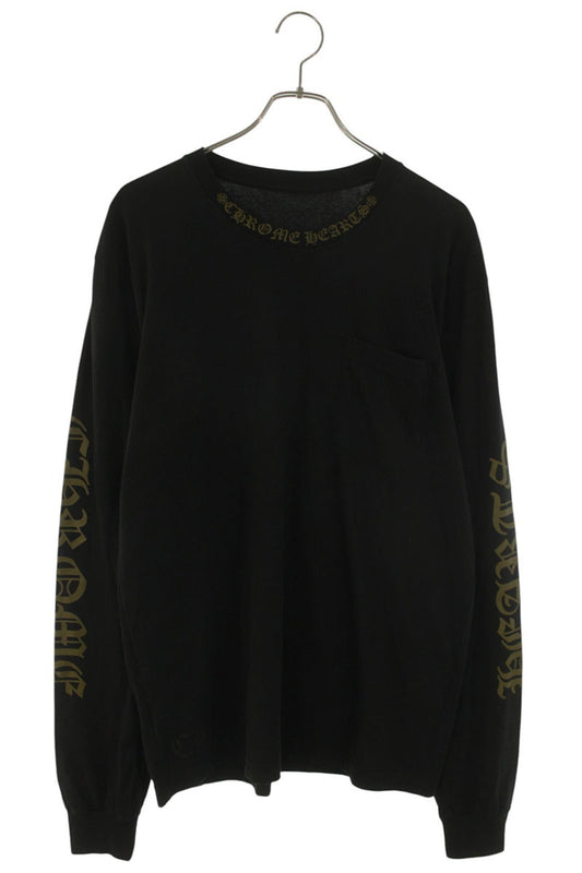 Chrome Hearts Neck Arm Logo Print Long Sleeve Tee Multi Size L