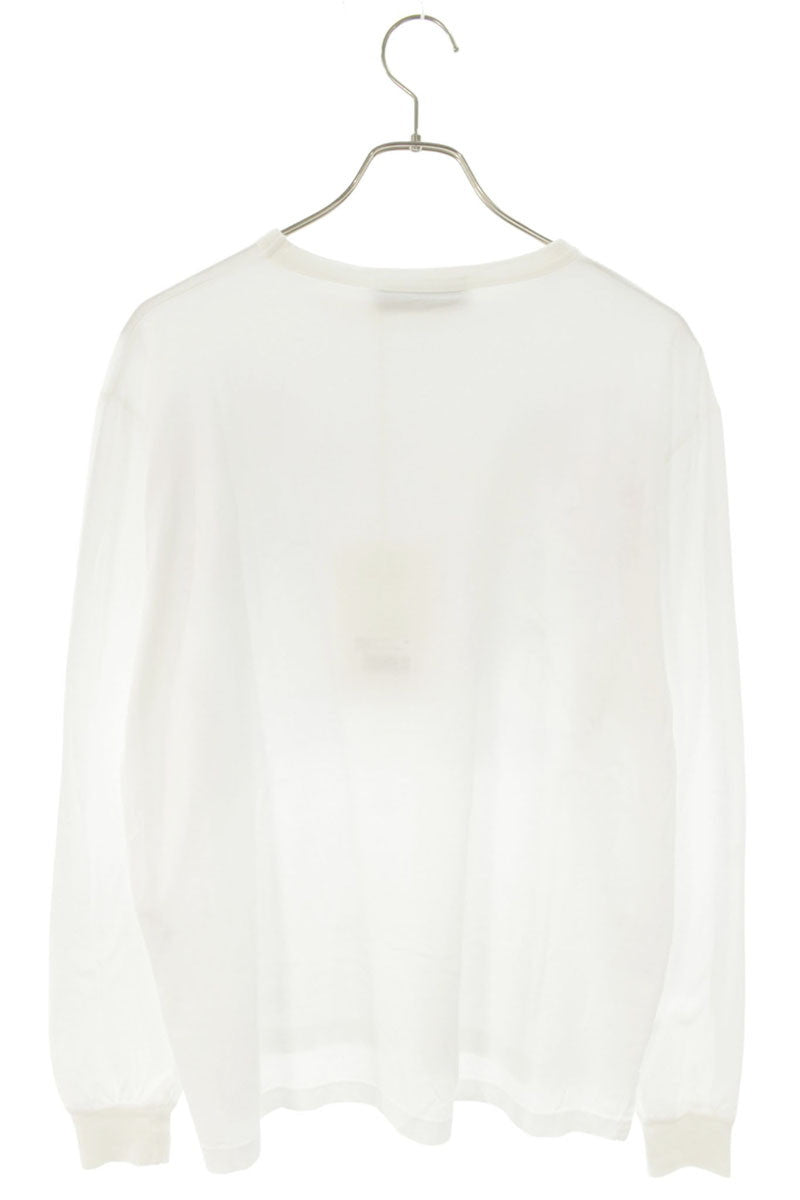 OUR LEGACY 26SS Cotton Graphic Long Sleeve T-Shirt White Size L
