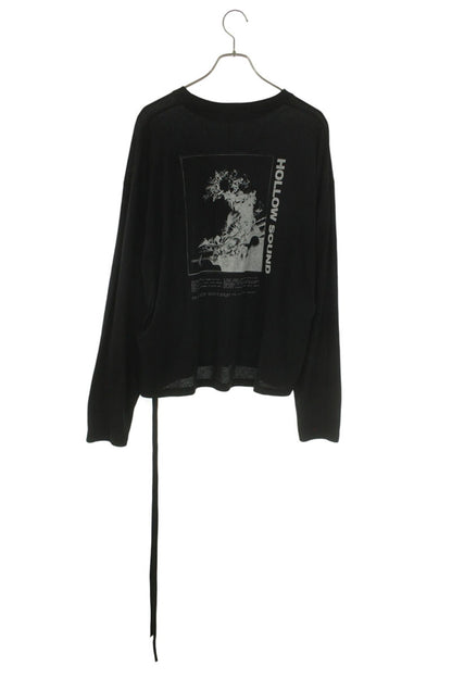 ANN DEMEULEMEESTER 26SS Back Print Long Sleeve Black Size M