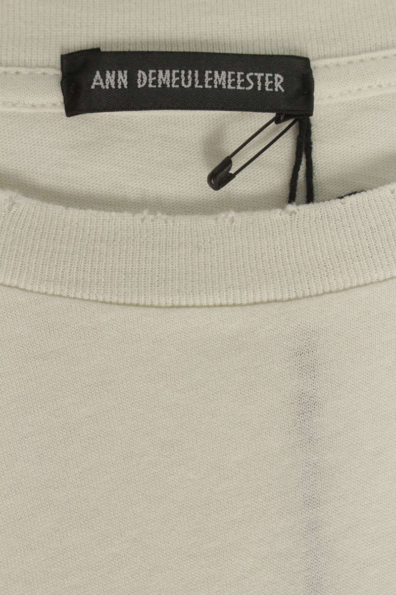 ANN DEMEULEMEESTER 26SS Emil Relaxed Fit Long Sleeve Off-White Size M