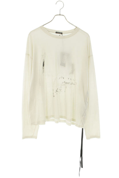 ANN DEMEULEMEESTER 26SS Emil Relaxed Fit Long Sleeve Off-White Size L