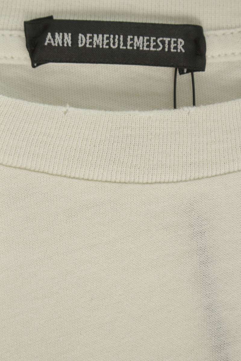 ANN DEMEULEMEESTER 26SS Emil Relaxed Fit Long Sleeve Off-White Size L