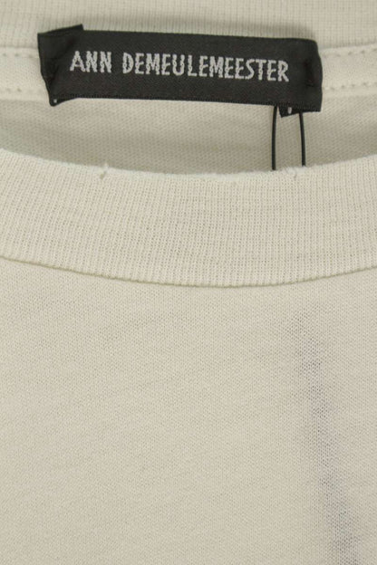 ANN DEMEULEMEESTER 26SS Emil Relaxed Fit Long Sleeve Off-White Size L
