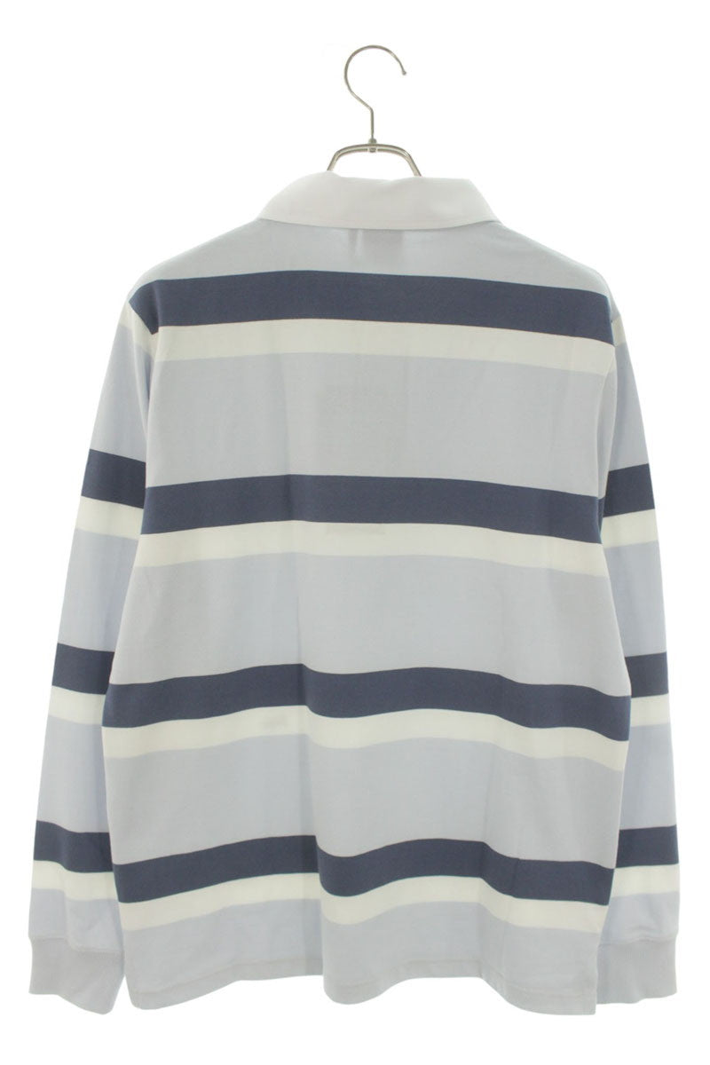 DIOR SS26 Logo Embroidered Stripe Polo Top Multi Size M
