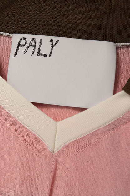 Paly Hollywood 26SS Football Polo Long Sleeve Pink Size S