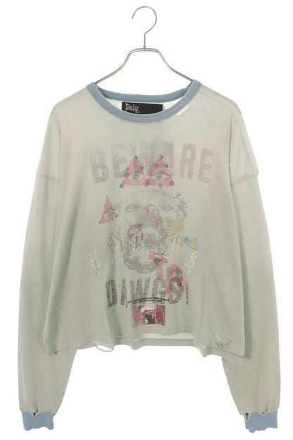 Paly Hollywood 26SS Graphic Bi-Color Long Sleeve Green Size L