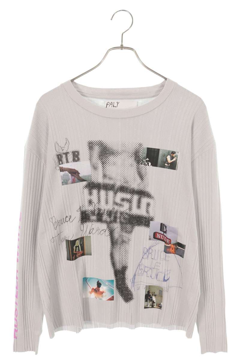 Paly Hollywood 26SS Photo Print Long Sleeve Tee Multi Size M