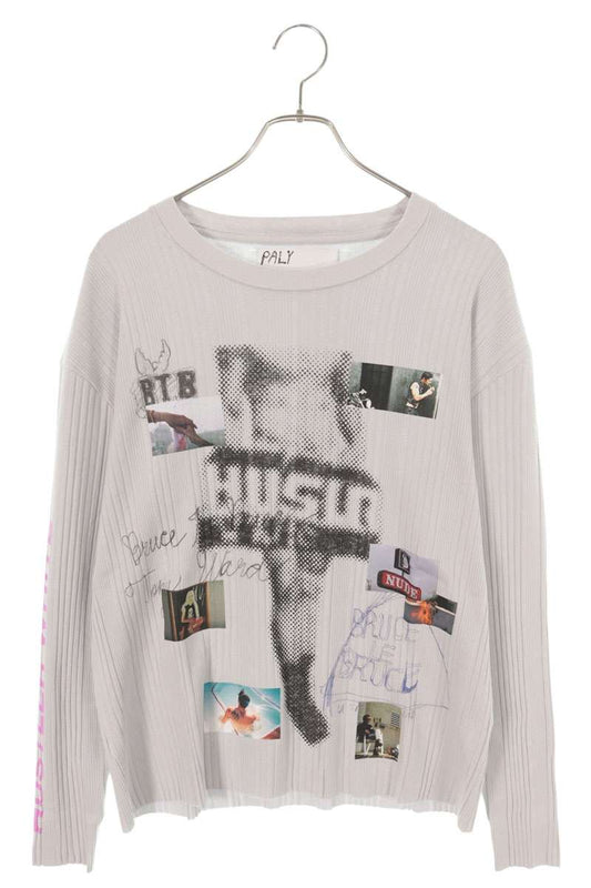 Paly Hollywood 26SS Photo Print Long Sleeve Tee Multi Size L