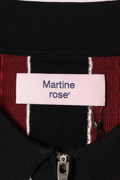 MARTIN ROSE 26SS Logo Stripe Long Sleeve Polo Multi Rayon Size M