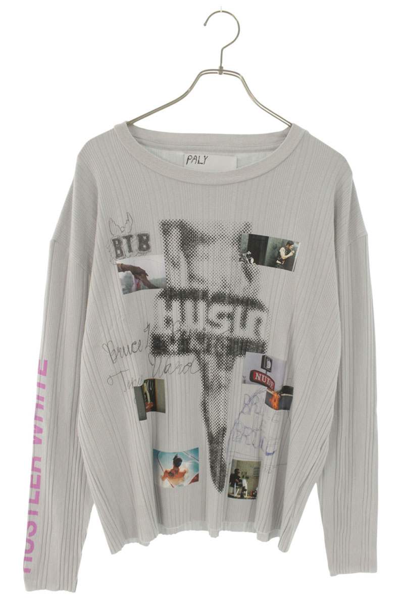 Paly Hollywood 26SS Photo Print Long Sleeve Tee Multi Size XL
