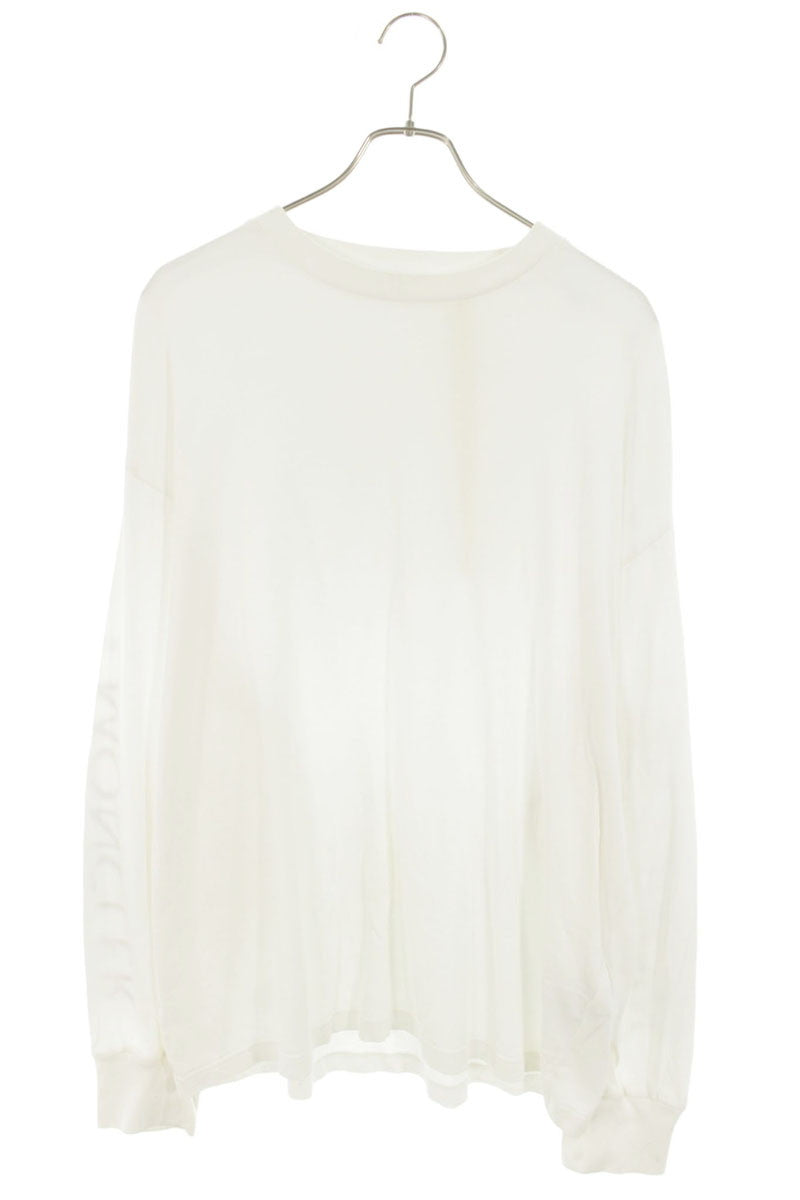 Moncler Genius x HYKE Sleeve Logo Long T-Shirt White Size M