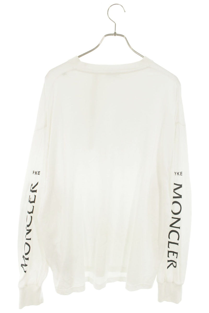 Moncler Genius x HYKE Sleeve Logo Long T-Shirt White Size M