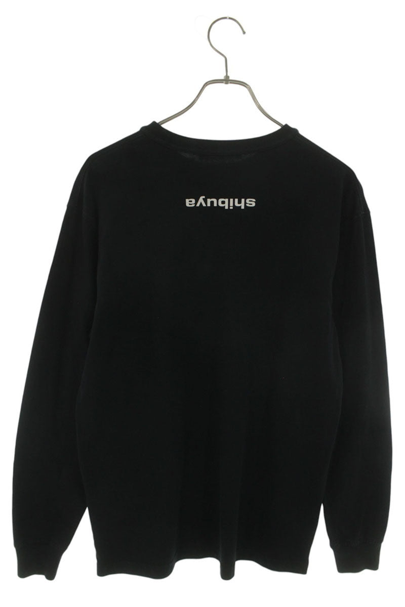 ALEXANDER WANG American Logo Long Sleeve Tee Black Size XS