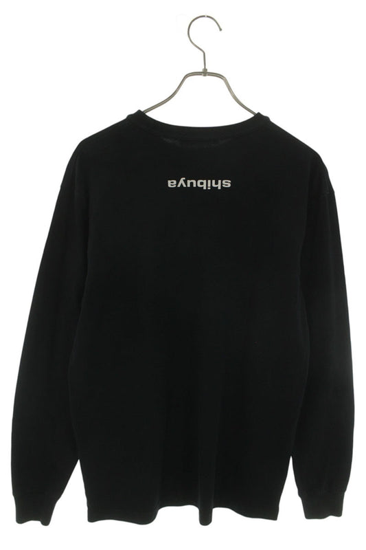 ALEXANDER WANG American Logo Long Sleeve Tee Black Size XS