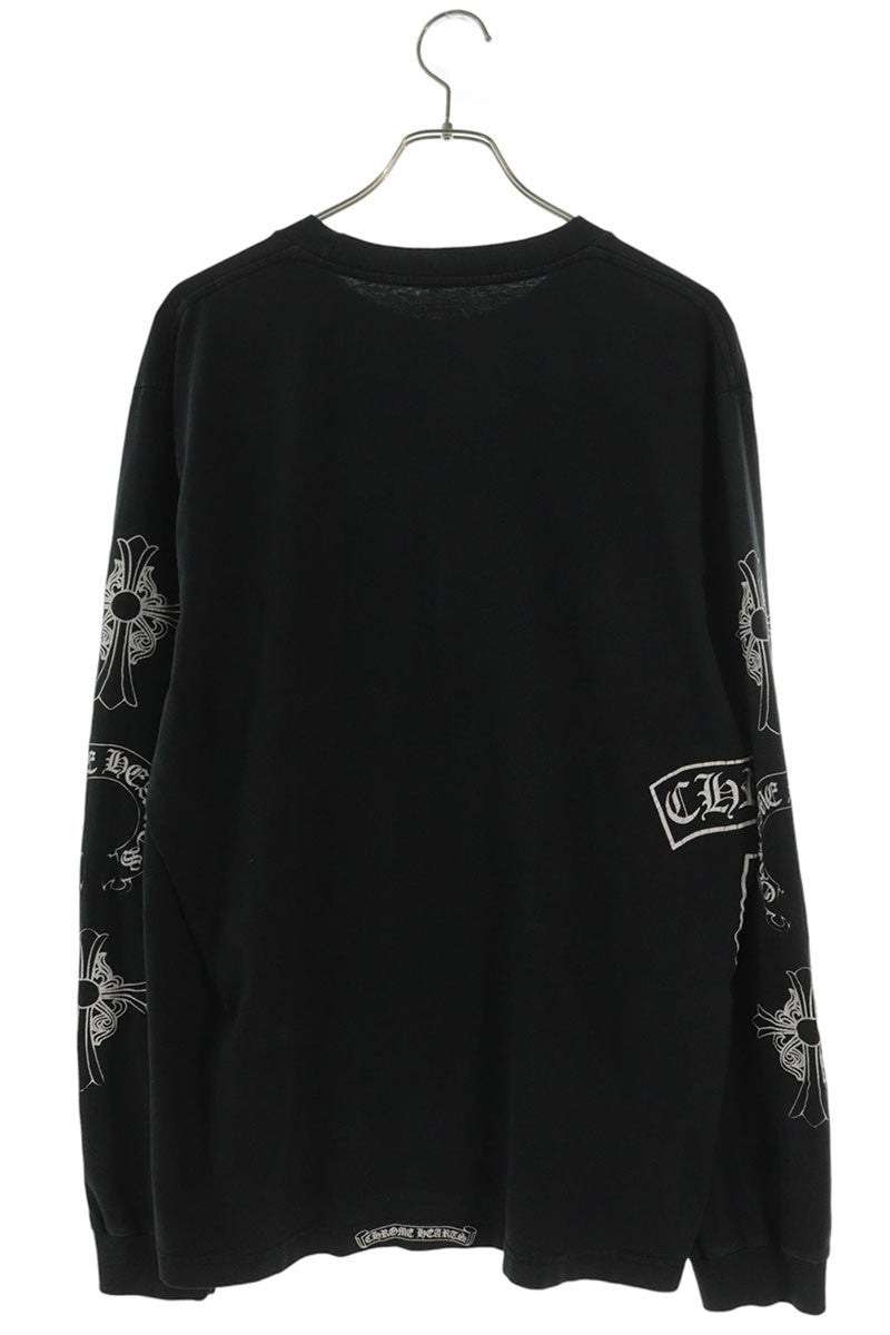 Chrome Hearts SOAP N WATER Vintage Long Sleeve Tee Black Size L