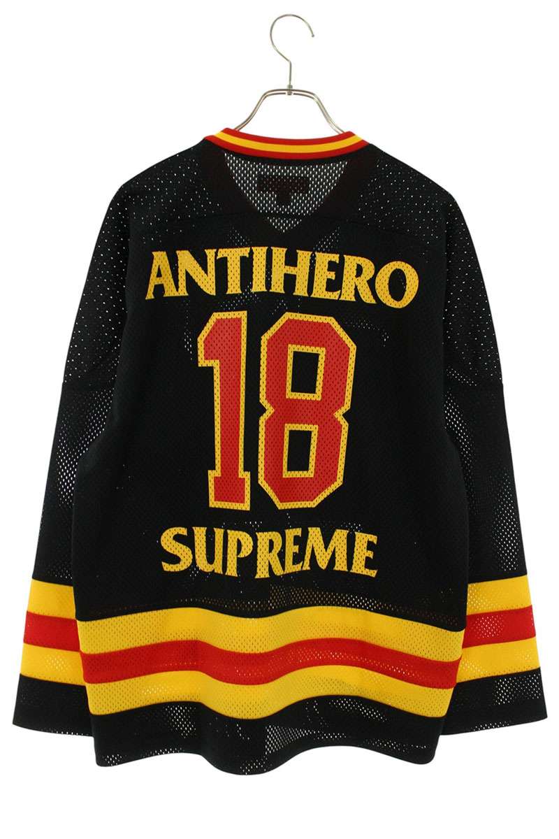 SUPREME 25AW ANTIHERO Ozzy Hockey Jersey Black Size S