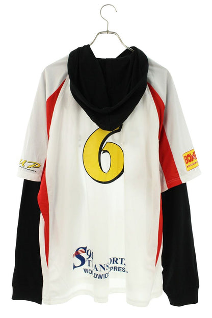 SUPREME 23AW Hooded Soccer Jersey White Size XL