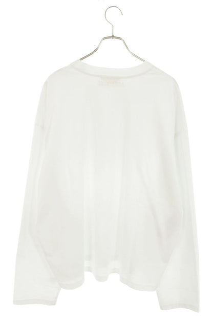 MARNI Oversized Long Sleeve Cotton T-Shirt White Size M