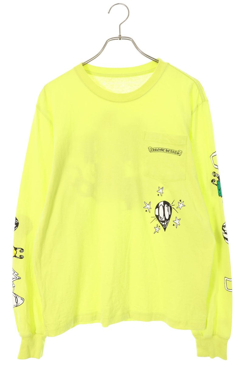 Chrome Hearts PPO HRDWR GRN Long Sleeve MATTY T-Shirt Green Size M