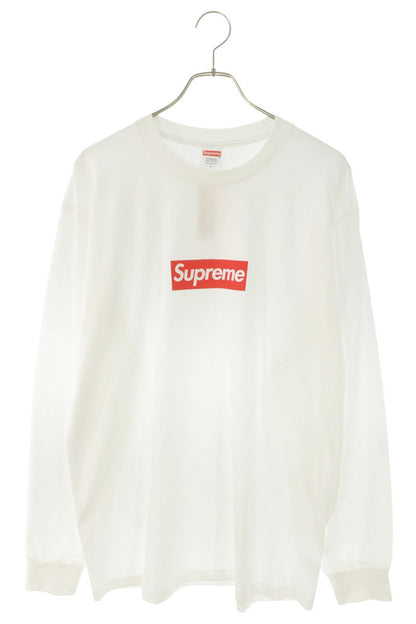 SUPREME Box Logo Long Sleeve T-Shirt White Size L
