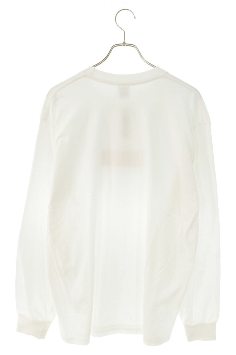 SUPREME Box Logo Long Sleeve T-Shirt White Size L