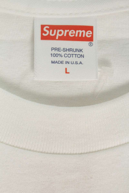 SUPREME Box Logo Long Sleeve T-Shirt White Size L