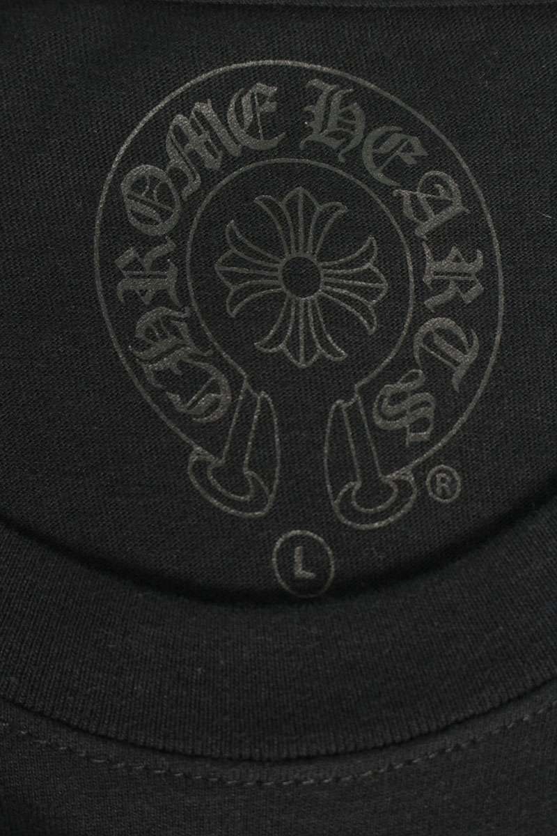 Chrome Hearts FOTI Front Print T-Shirt Black/White Size L