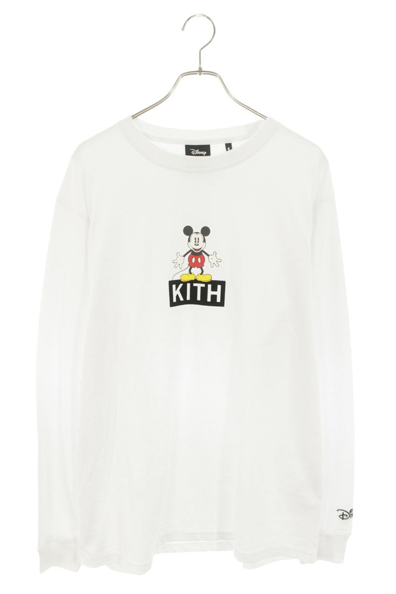 KITH Character Box Logo Print Long Sleeve Tee White Size L