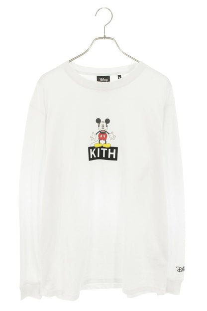 KITH Character Box Logo Print Long Sleeve Tee White Size L
