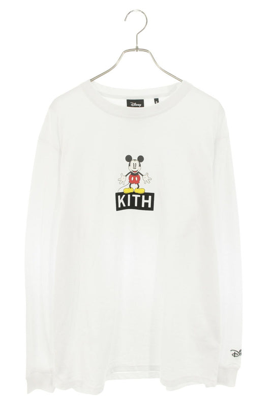 KITH Character Box Logo Print Long Sleeve Tee White Size L
