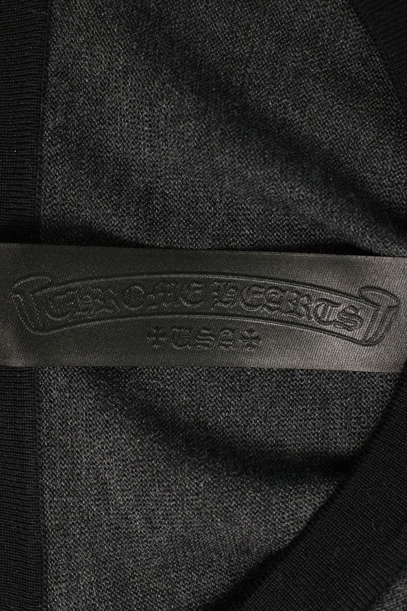 Chrome Hearts U MIXED EMOTIONS Triple Tee Gray/Blk Size XL