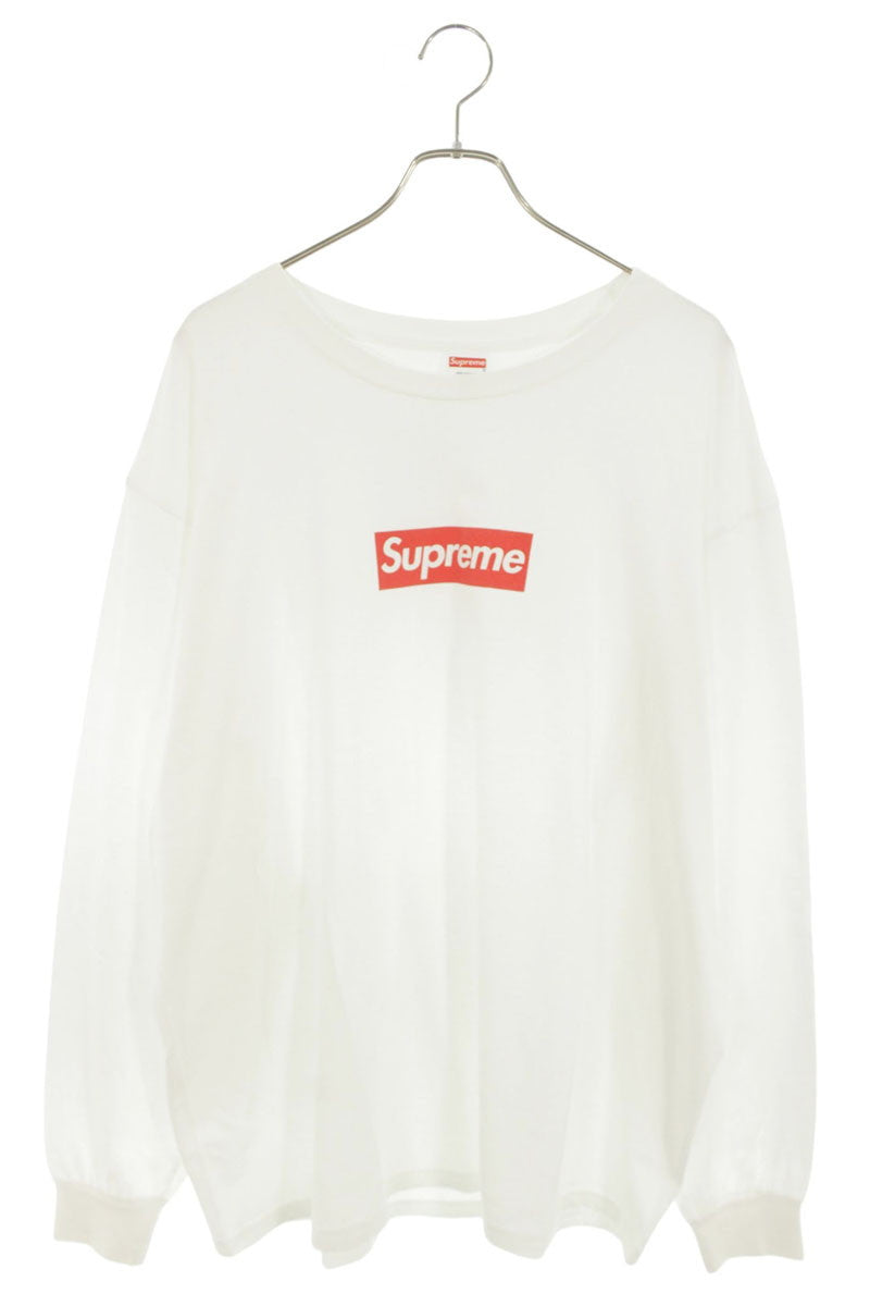 SUPREME 20AW Box Logo Long Sleeve Tee White Size XL