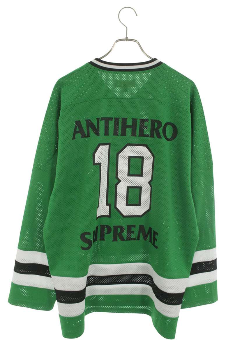 SUPREME 25AW ANTIHERO Ozzy Hockey Jersey Green Size L